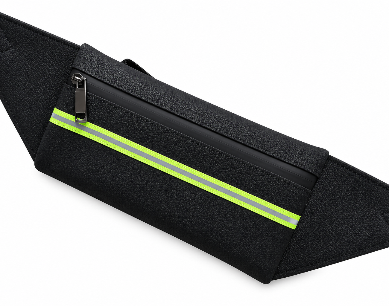 bum running black bag