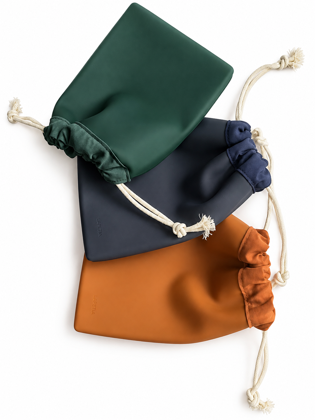 Silicone drawstring pouch by lapetia